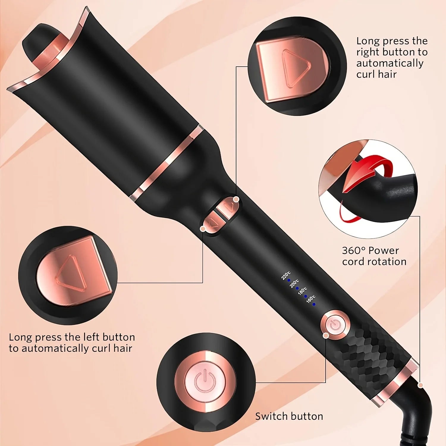 EasySpin Hair Curler Pro